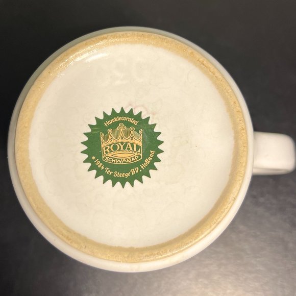 Vintage Royal Schwabap Hand-decorated  Souvenir  Mug 1984 Ter Steege BV Holland - Picture 6 of 7